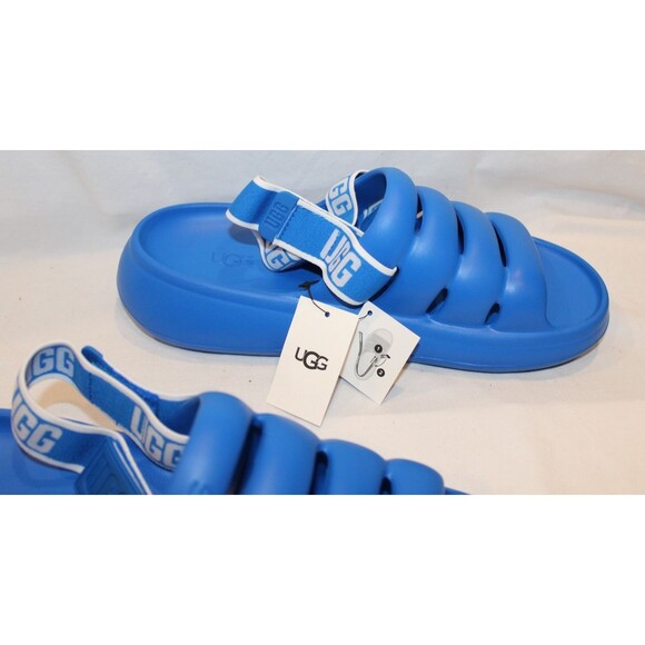 UGG MEN\'S SPORT YEAH WATER RESISTANT SLINGBACK SANDALS ROYAL BLUE NIB